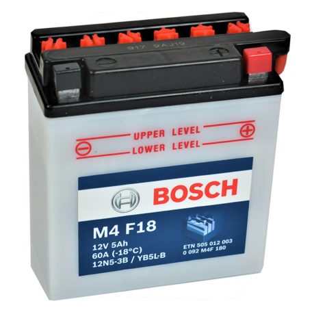 Bosch 12v 5ah motor akkumulátor jobb+ YB5L-B