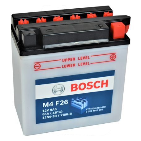 Bosch 12v 9ah motor akkumulátor jobb+ YB9L-B