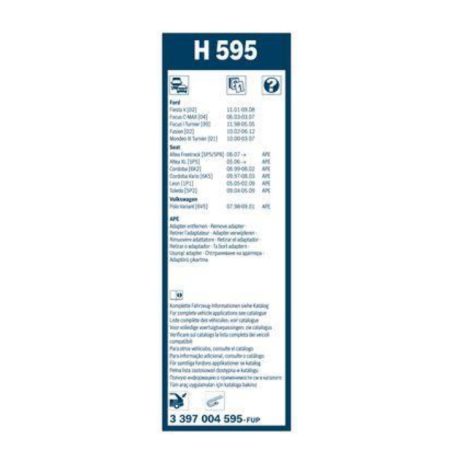 Bosch 3397004595 (H595) Rear 280mm hátsó ablaktörlő lapát