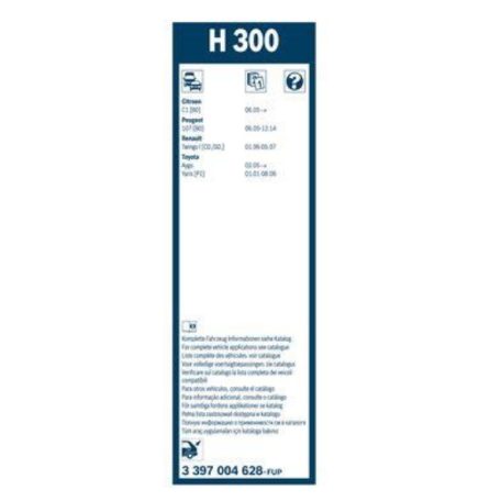 Bosch 3397004628 (H300) Rear 300mm hátsó ablaktörlő lapát