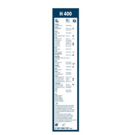 Bosch 3397004757 (H400) Rear 400mm hátsó ablaktörlő lapát