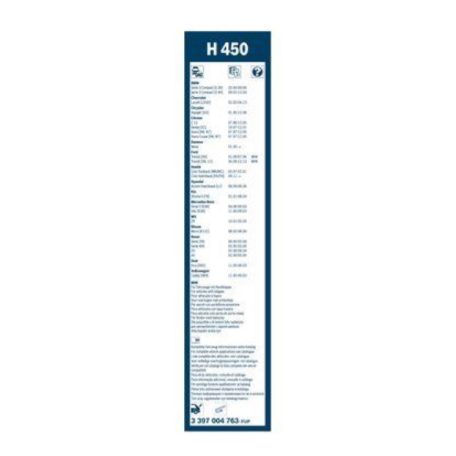 Bosch 3397004763 (H450) Rear 450mm hátsó ablaktörlő lapát