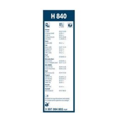   Bosch 3397004802 (H840) Rear 290mm hátsó ablaktörlő lapát