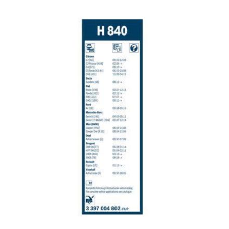 Bosch 3397004802 (H840) Rear 290mm hátsó ablaktörlő lapát
