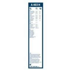   Bosch 3397008998 (A403H)  Aerotwin Rear 400mm hátsó ablaktörlő lapát