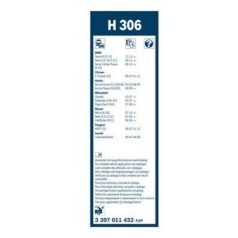   Bosch 3397011432 (H306) Rear 300mm hátsó ablaktörlő lapát