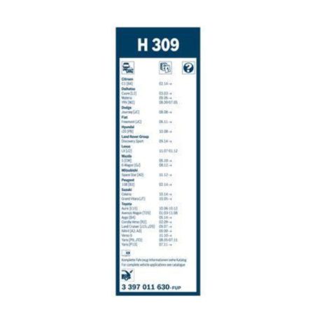 Bosch 3397011630 (H309) Rear 300mm hátsó ablaktörlő lapát