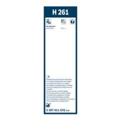   Bosch 3397011676 (H261) Rear 260mm hátsó ablaktörlő lapát