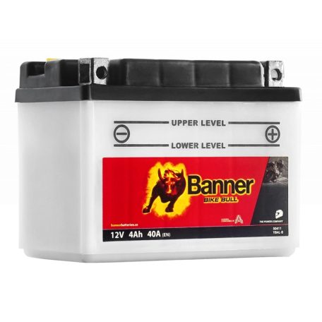 Banner Bike Bull 12v 4ah 40A motor akkumulátor jobb+ YB4L-B