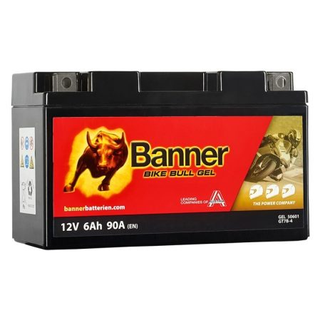 Banner Bike Bull GEL YT7B-4 12v 6Ah 90A bal motor akkumulátor 