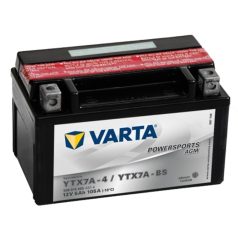 Varta 12v 7ah AGM motor akkumulator bal YTX7A BS