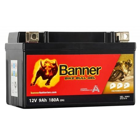 Banner Bike Bull GEL YTZ10-4 12v 8.6Ah 170A bal motor akkumulátor 