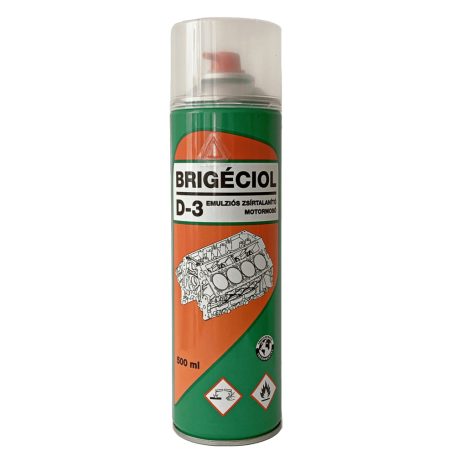 Brigéciol D-3 (D3) emulziós zsírtalanító motormosó spray 500ml