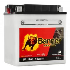 Banner Bike Bull 12v 11ah 140A motor akkumulátor jobb+ YB10L-A2