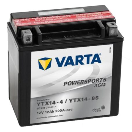 Varta 12v 14ah motor akkumulator bal YTX14 BS