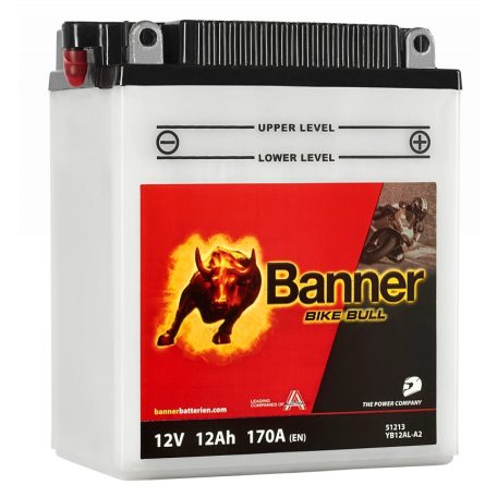 Banner Bike Bull 12v 12ah 170A motor akkumulátor jobb+ YB12AL-A2