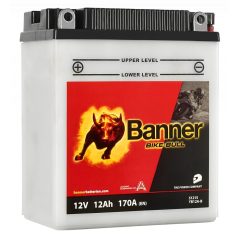 Banner Bike Bull 12v 12ah 170A motor akkumulátor bal+ YB12A-B