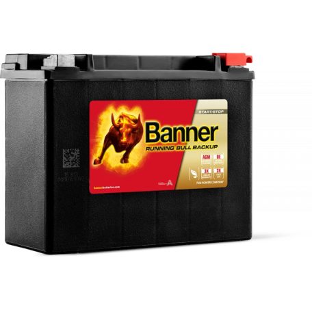 Banner Running Backup 51801 / AUX18 12v 20ah 300A jobb+ kiegészítő autó akkumulátor  