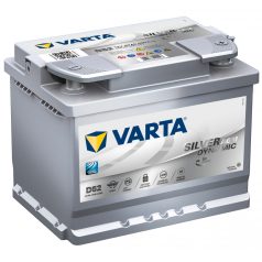 Varta Silver AGM 12v 60ah start-stop autó akkumulátor jobb+ -alacsony 560 901 068 D582
