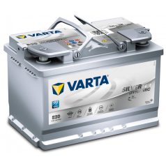 Varta Silver AGM 12v 70ah start-stop autó akkumulátor jobb alacsony 570 901 076 D582