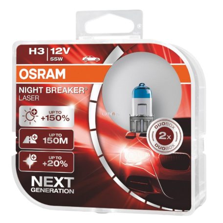 Osram Night Breaker Laser H3 2db