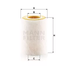 Mann-Filter C1036/2 Levegőszűrő