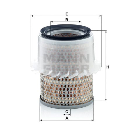 Mann-Filter C16148 Levegőszűrő