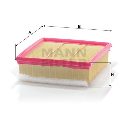 Mann-Filter C20106/1 Levegőszűrő