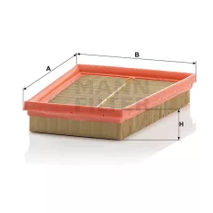 Mann-Filter C2050 Levegőszűrő