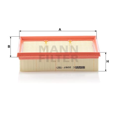 Mann-Filter C2287 Levegőszűrő