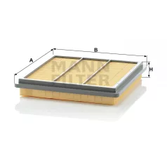 Mann-Filter C2332 Levegőszűrő