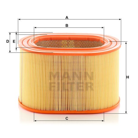 Mann-Filter C24135 Levegőszűrő