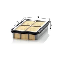 Mann-Filter C2568 Levegőszűrő