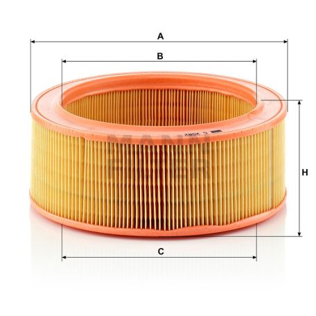 Mann-Filter C2582 Levegőszűrő