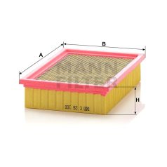 Mann-Filter C26100 Levegőszűrő