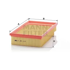 Mann-Filter C29117 Levegőszűrő