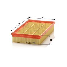 Mann-Filter C30115 Levegőszűrő
