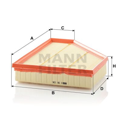 Mann-Filter C30135 Levegőszűrő