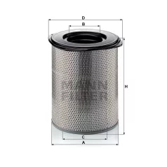 Mann-Filter C321500 Levegőszűrő