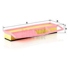 Mann-Filter C3877/1 Levegőszűrő