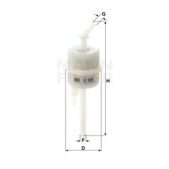 Mann-Filter C52/1 Levegőszűrő