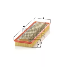 Mann-Filter C60230 Levegőszűrő
