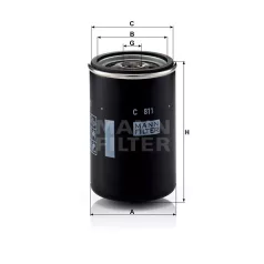 Mann-Filter C811 Levegőszűrő
