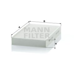 Mann-Filter CU1629 Pollenszűrő