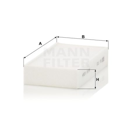 Mann-Filter CU1721-2 Pollenszűrő