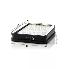 Mann-Filter CU18000-2 Pollenszűrő