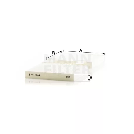 Mann-Filter CU19004 Pollenszűrő