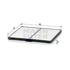 Mann-Filter CU2012 Pollenszűrő