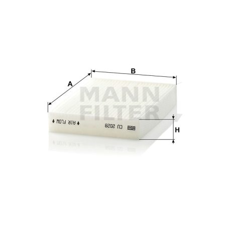 Mann-Filter CU2028 Pollenszűrő