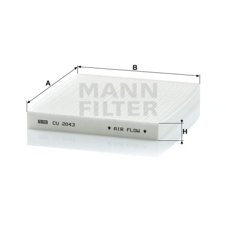 Mann-Filter CU2043 Pollenszűrő